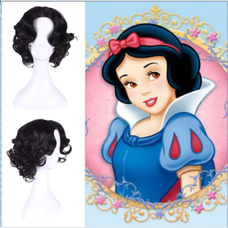 Disney Princess Snow White Wig Short Black Shopee Philippines