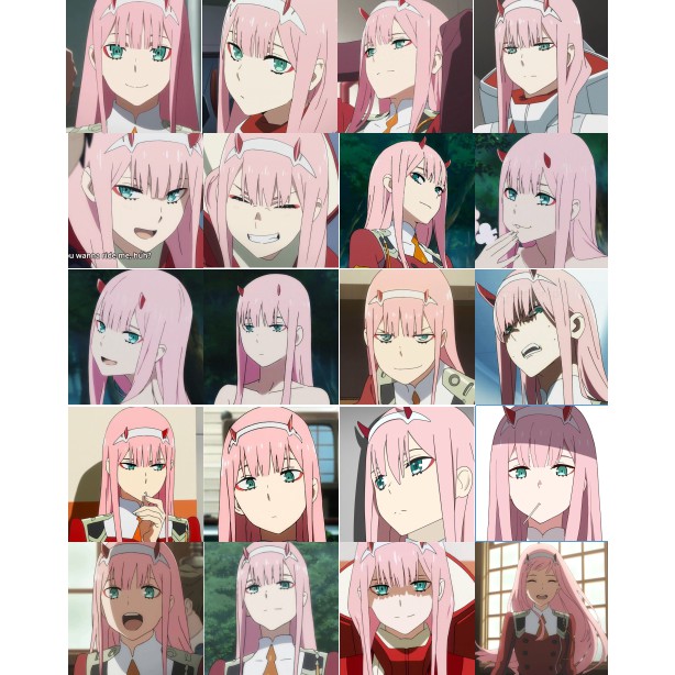 zero two stickers kawaii anime darling in the franxx 20 pcs glossy or matte sticker shopee philippines