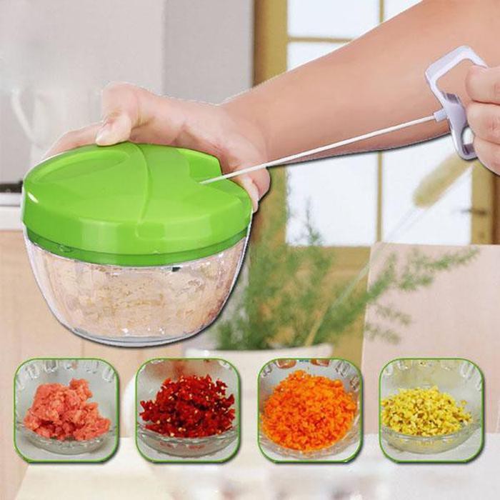 JX588 JUXIN Easy Spin Cutter Vegetables Cutter | Shopee Philippines