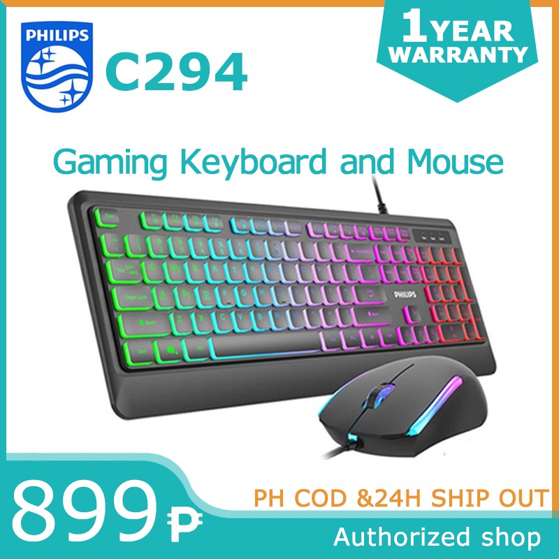 [PH STOCK]Philips C294/C234/C314/C315/C354 Mechanical gaming keyboard