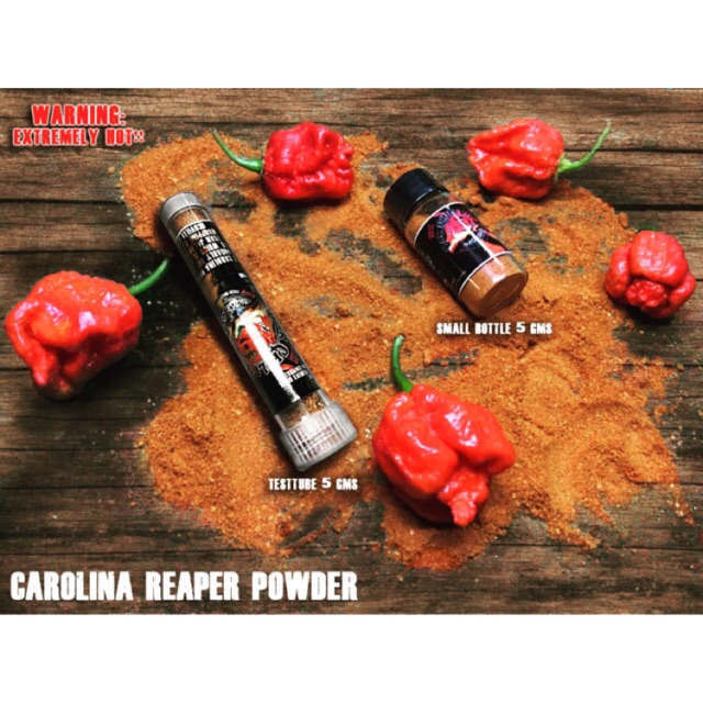 100% Pure Carolina Reaper Powder (5 grams) | Shopee Philippines