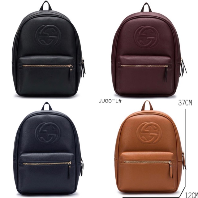 gucci leather backpack