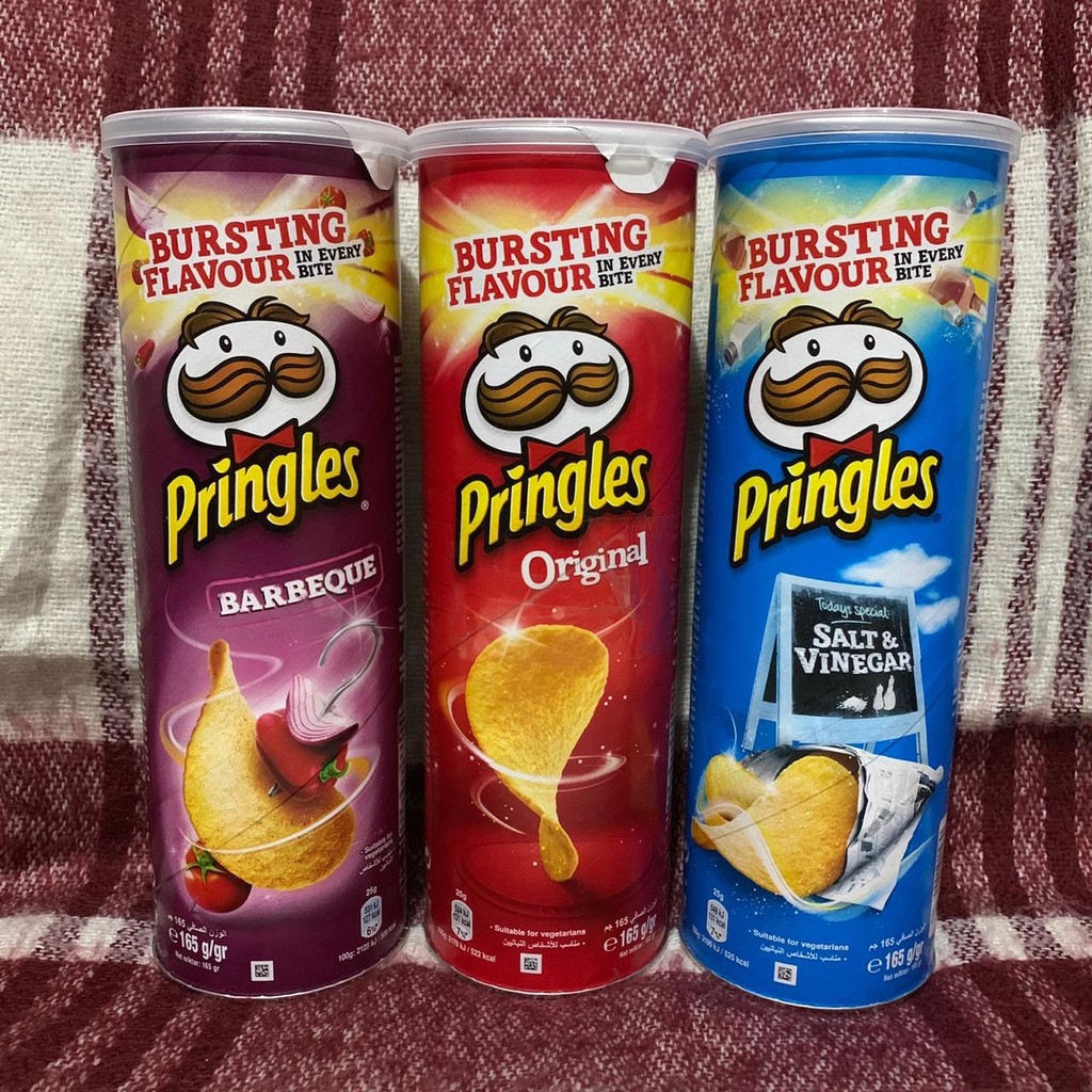 Pringles Chips Assorted size:165g Assorted flavors | Shopee Philippines