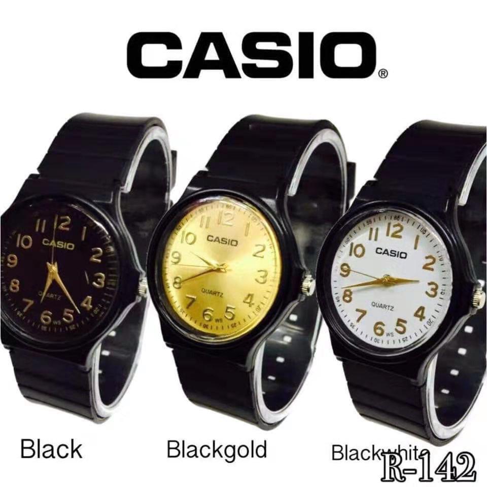 casio simple black watch