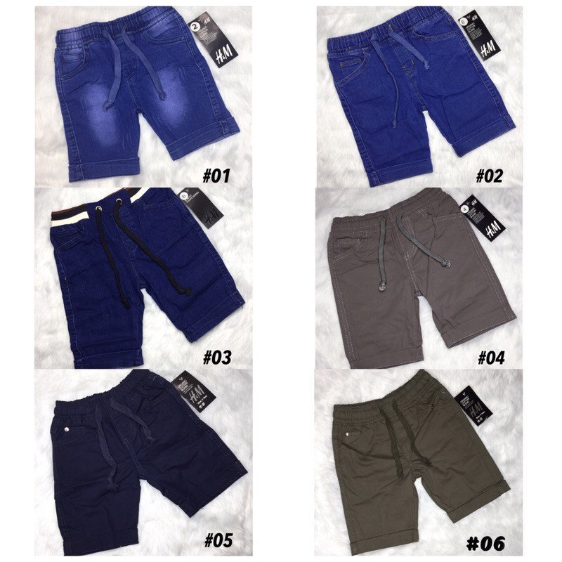 h and m baby boy shorts