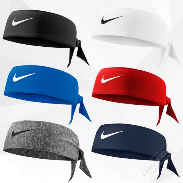 red nike tie headband