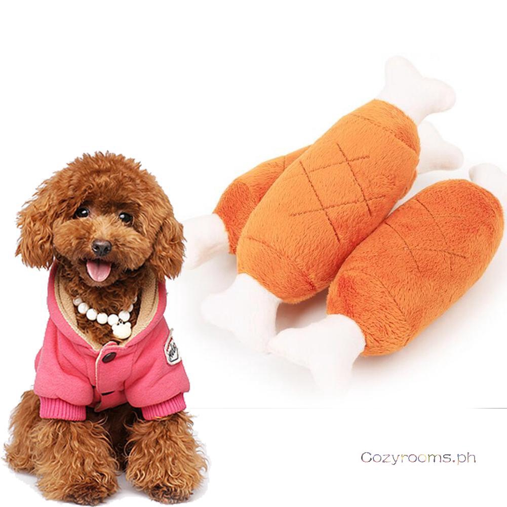 stuffed dog bone toy