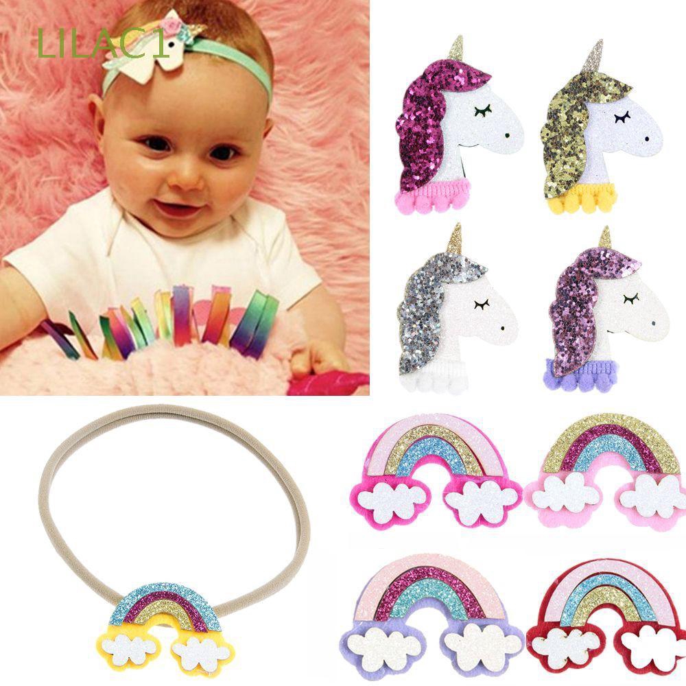 rainbow baby headband