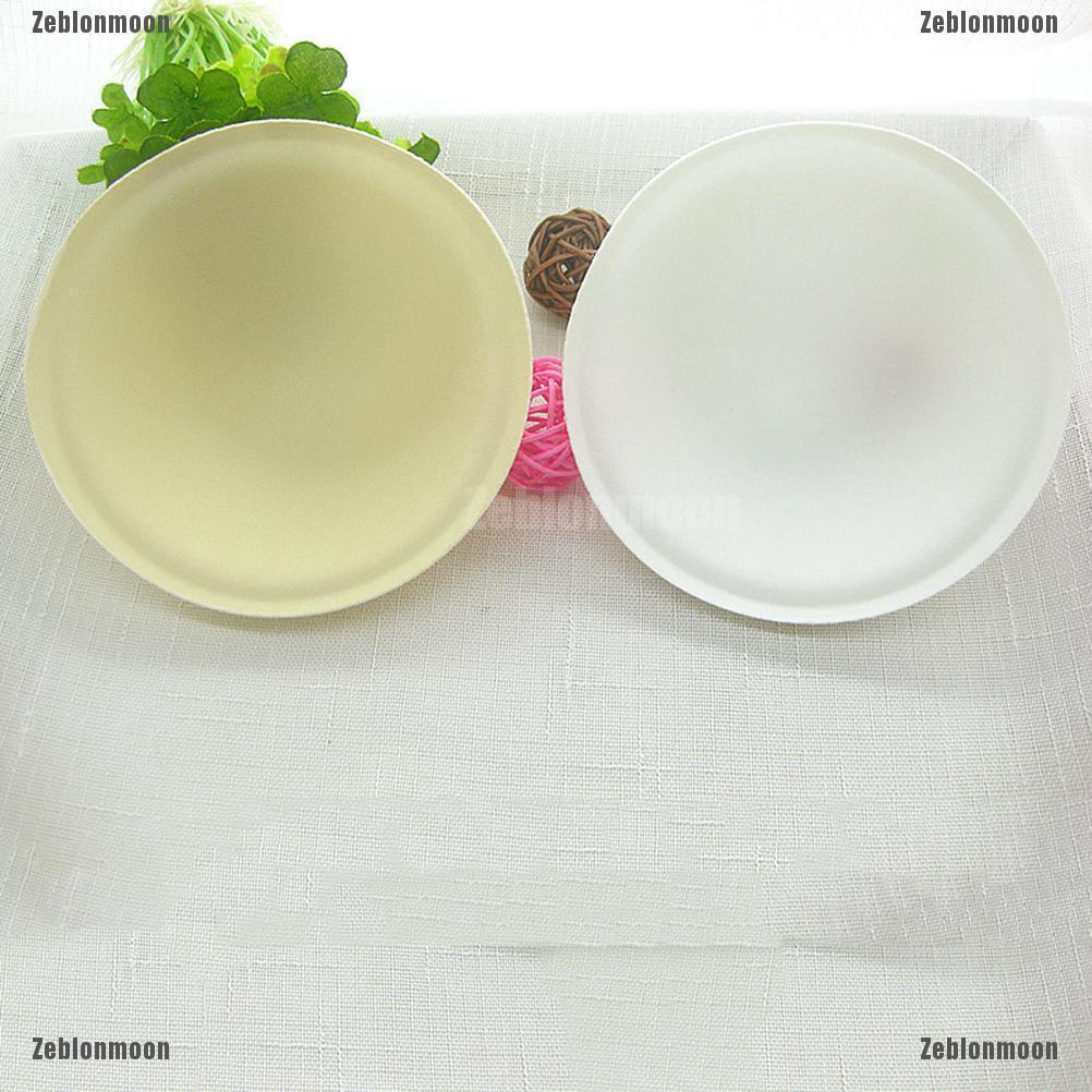 Foam Bra Insert Pads Round Full Cup Breast Enhancer Push Up Shopee