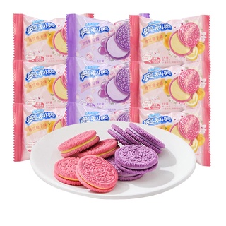 ₪Oreo sandwich biscuits small package cherry blossom grapefruit rose grape flavor cake baking deco #2