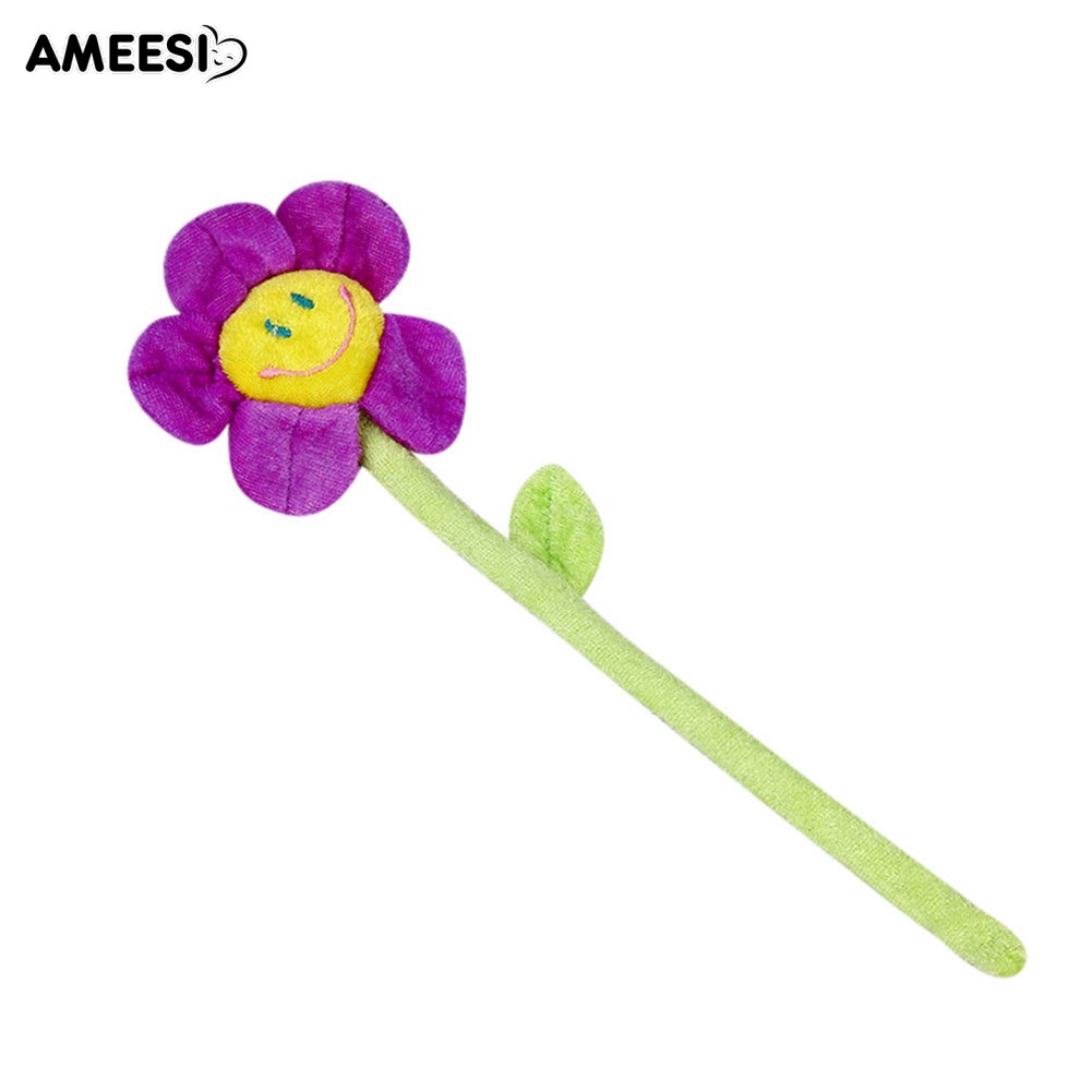 plush flowers with bendable stems