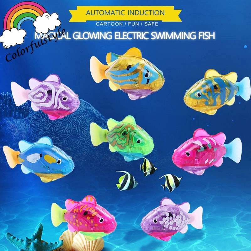 swimming fish bath toy