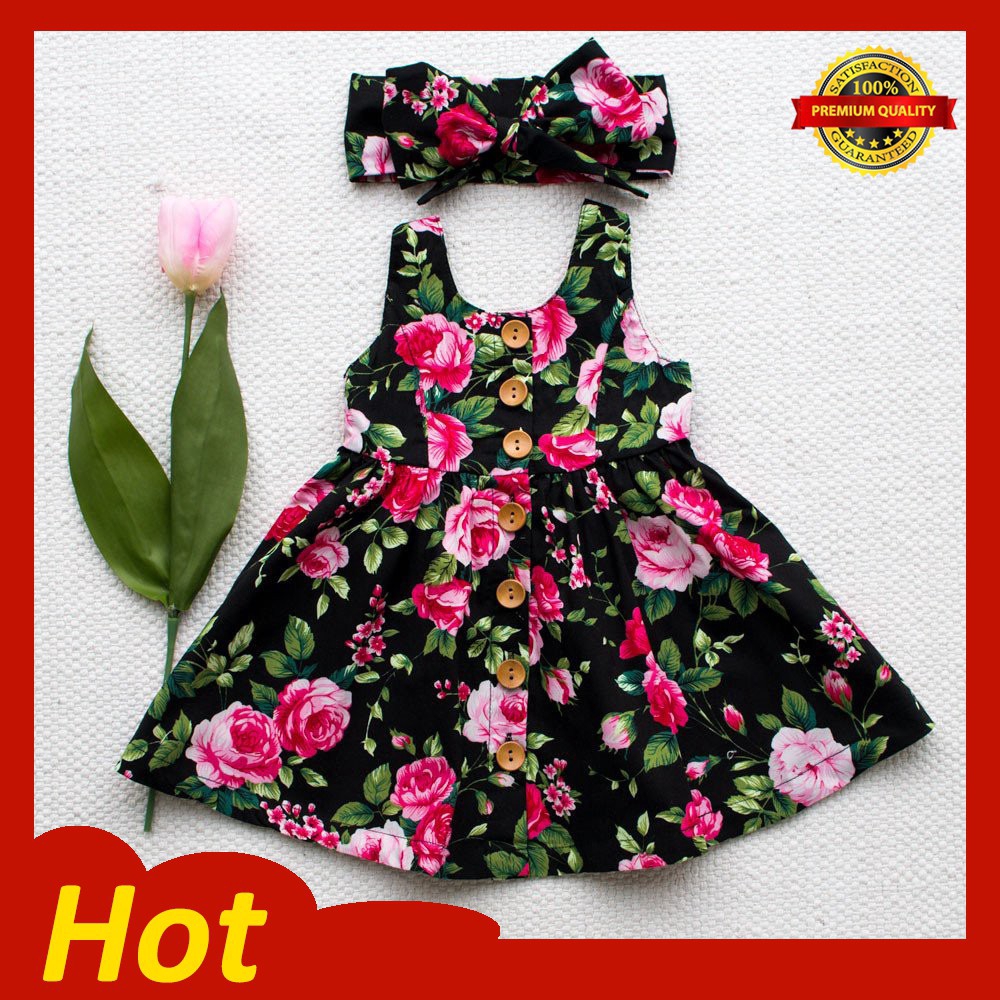 floral baby girl dress