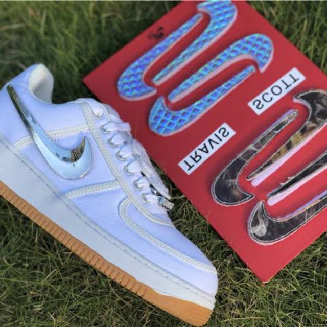 travis scott air force 1 swooshes for sale