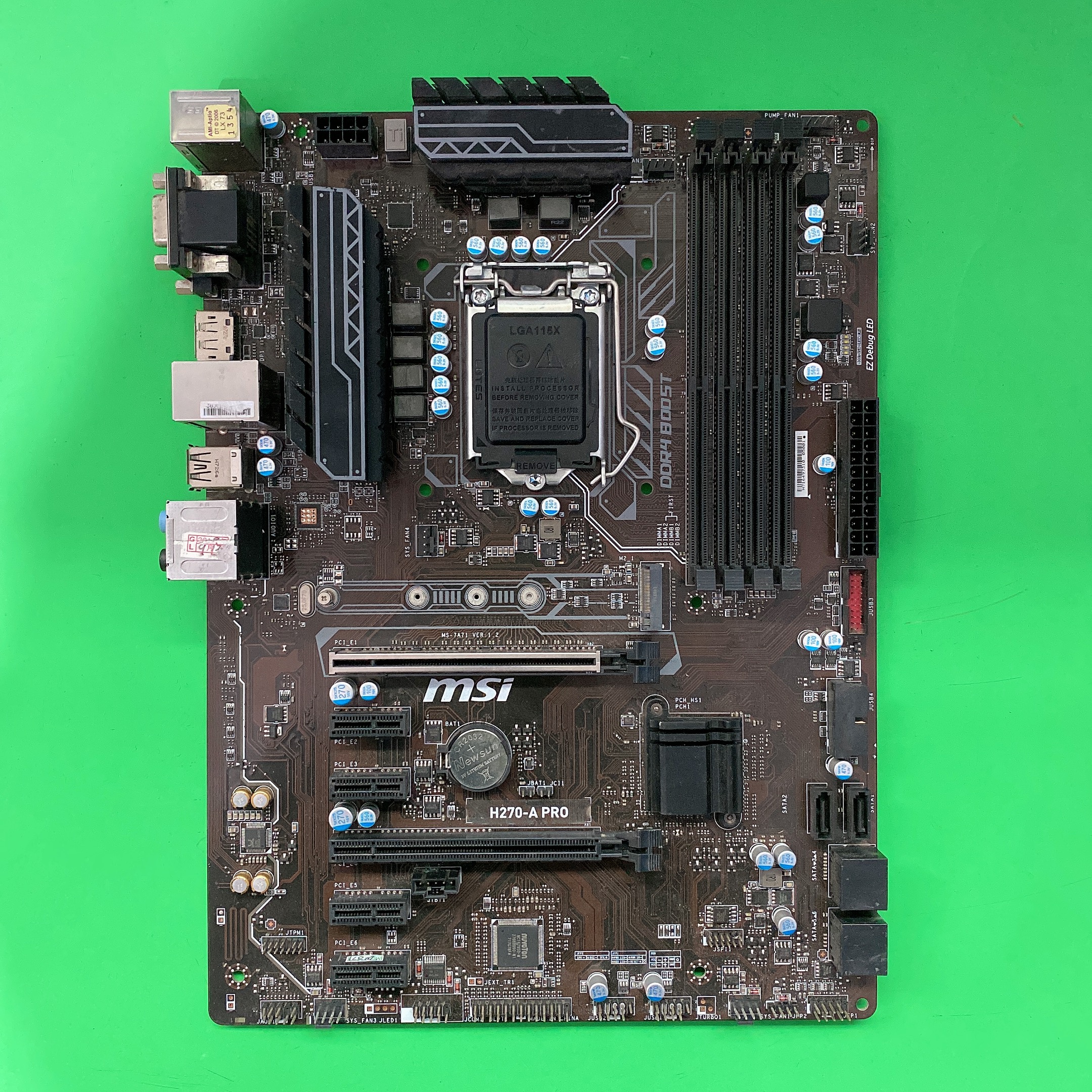 For Msi H270 A Pro Motherboard Lga 1151 Ddr4 64gb For Intel H270 H270m Desktop Mainboard Sata Iii Usb3 0 Pci E X16 3 0 Used Shopee Philippines