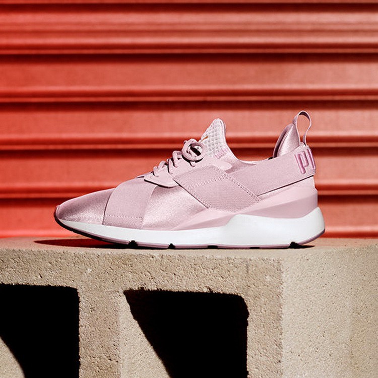 puma muse satin grey