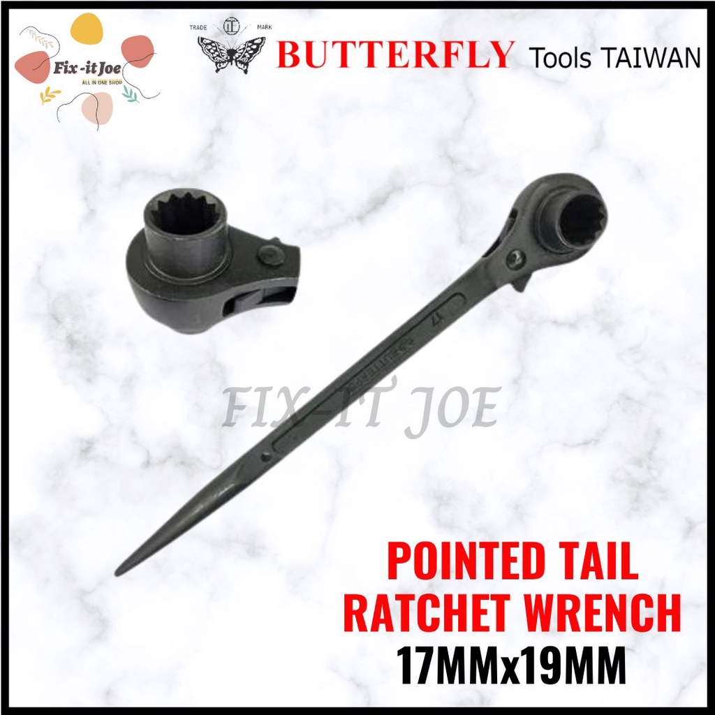 BUTTERFLY POINTED TAIL RATCHET WRENCH Shopee Philippines
