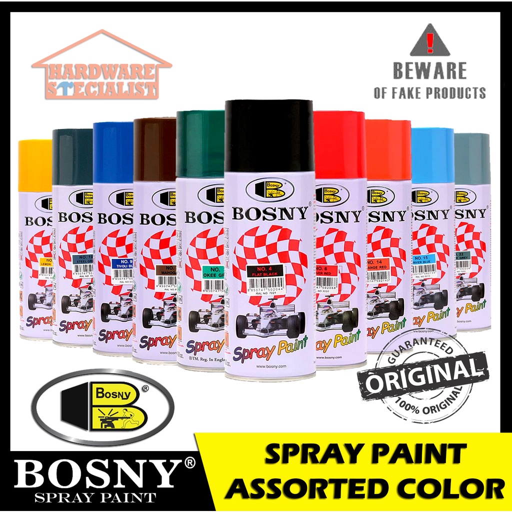 Bosny Spray Paint Colors Chart Paint Color Ideas vrogue.co