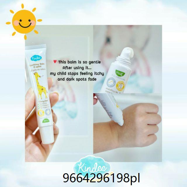 Kindee Organic Soothing Balm (15g) for mosquito bites, rashes or hives