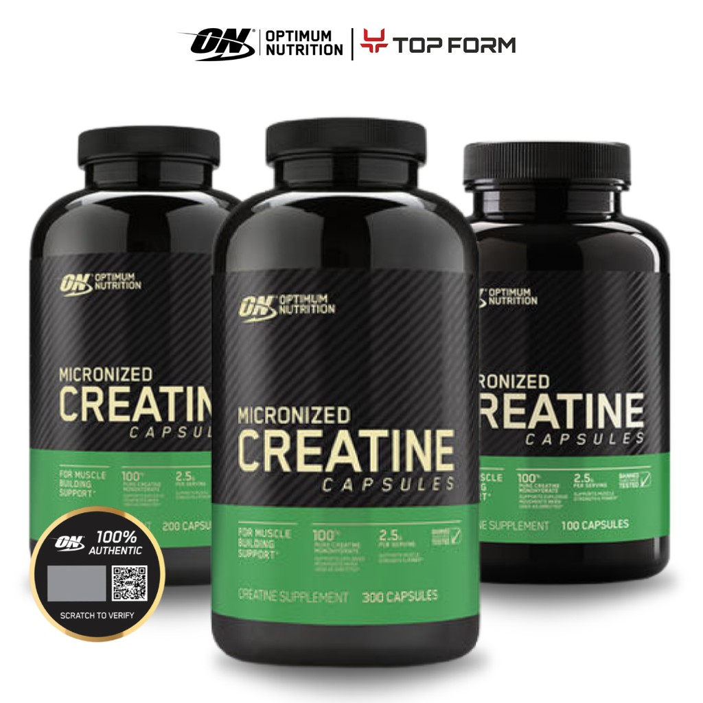 Optimum Nutrition ON Micronized Creatine Monohydrate Capsules - Shopee Philippines