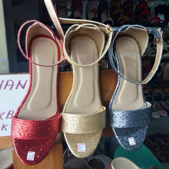 2 inch silver block heels