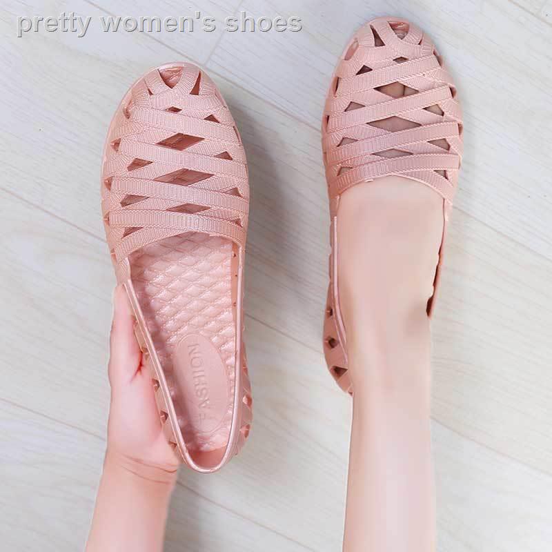 plastic summer shoes