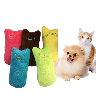 Teeth Grinding Catnip Toys Funny Interactive Plush Cat Toy Pet Kitten Chewing Vocal Toy Claws Thumb #2