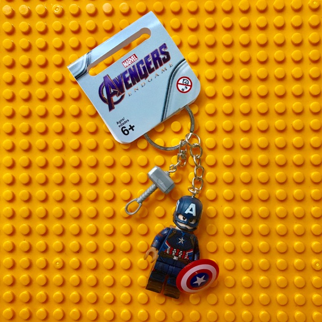 lego captain marvel keychain