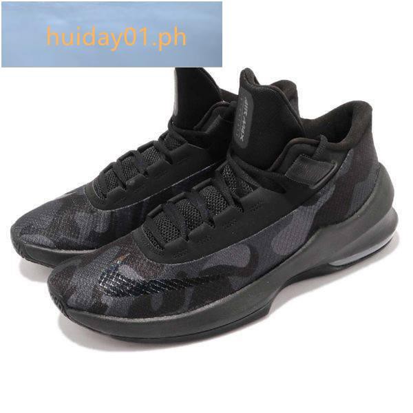 air max infuriate 2 mid black basketball shoes