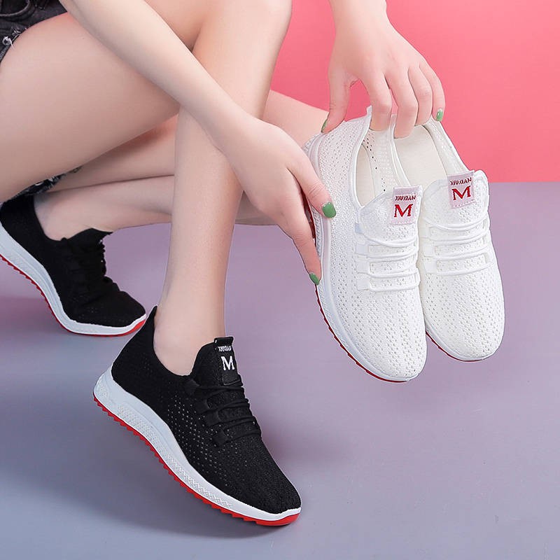 Korean Rubber Shoes Breathable Sneakers For Women Shopee