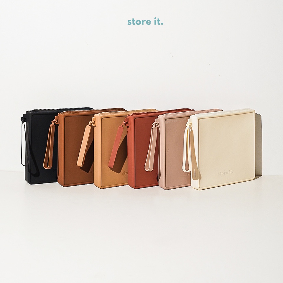 Store It Zip Pods Plus+ (Silicone Zipper Pouch) with the wrist