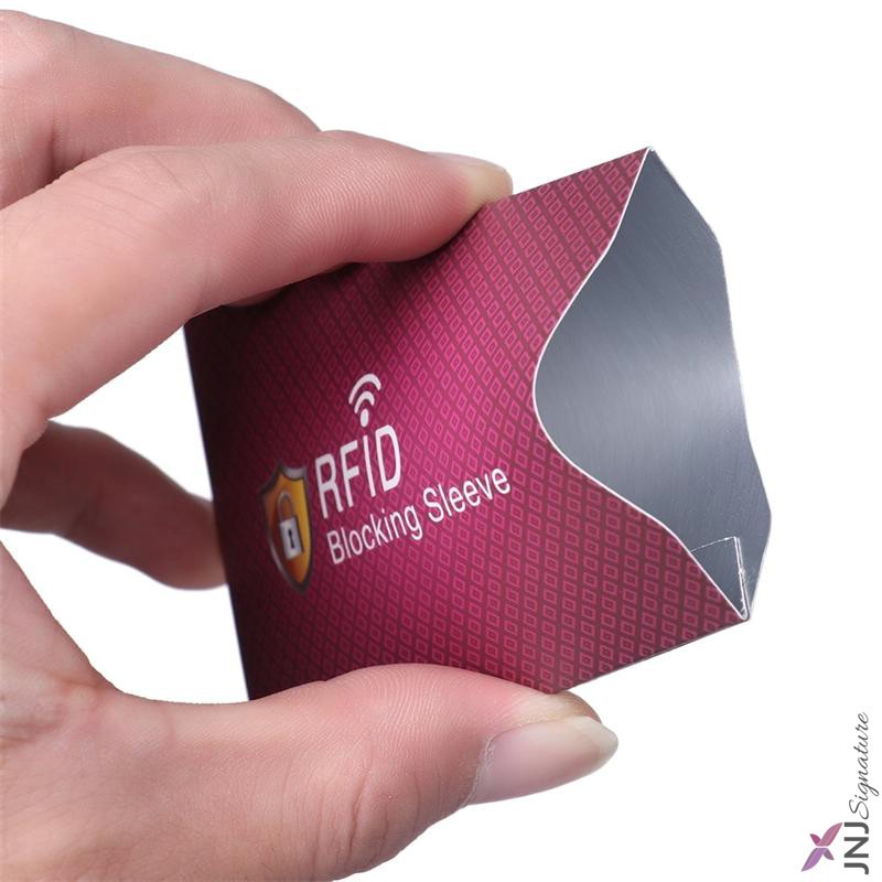 RFID Blocking Sleeves Credit Card Holder,6 Set-Premium Identity Theft Protection-Smart Slim Design fits Wallet/Purse 