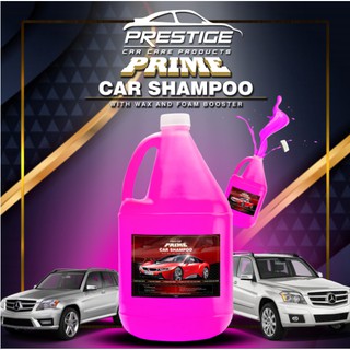 Prestige PRIME Car Shampoo with Wax and Foam Booster 1 Gallon