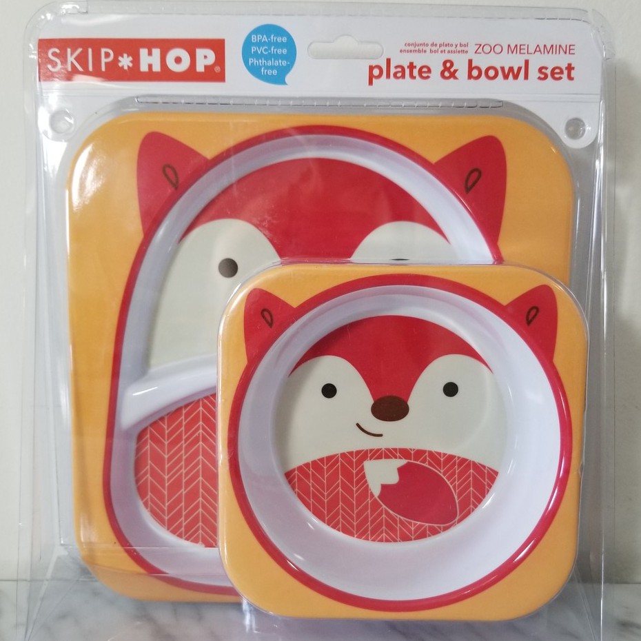 Skip Hop Zoo Divided Plate-Fox 