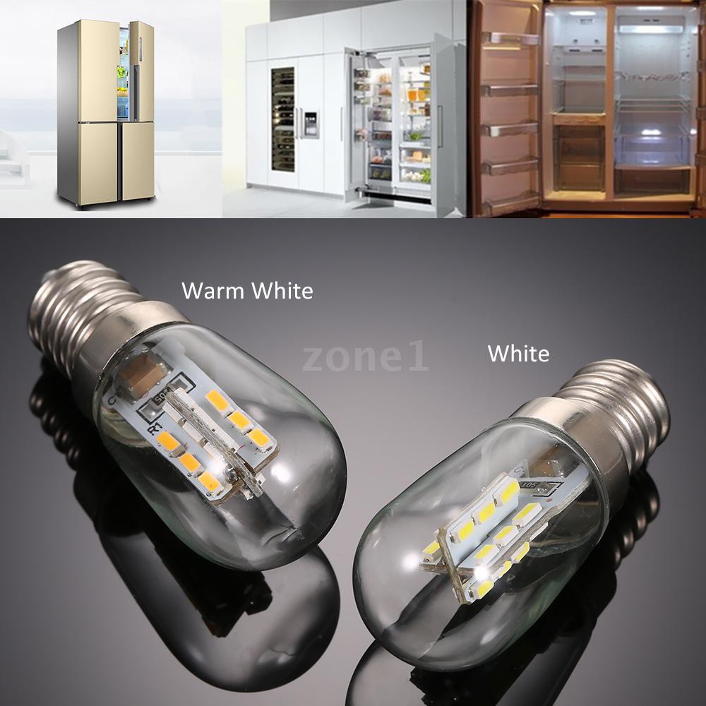 AC220V LED Mini Refrigerator Light Fridge Lamp E12 Bulb Base Socket Holder
