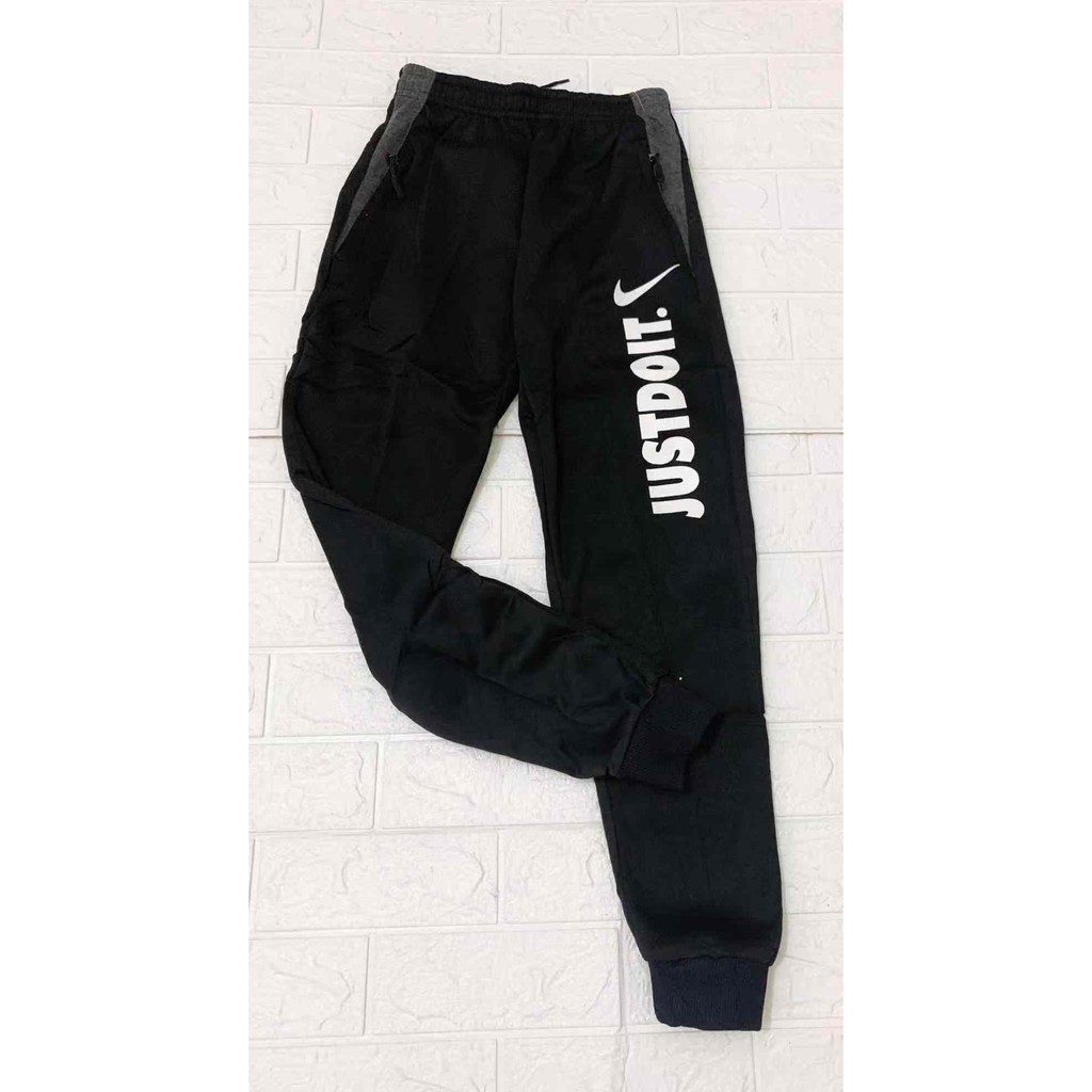 Nike Just Do It Jogger Pants Cotton Quality For Unisex Shopee Philippines