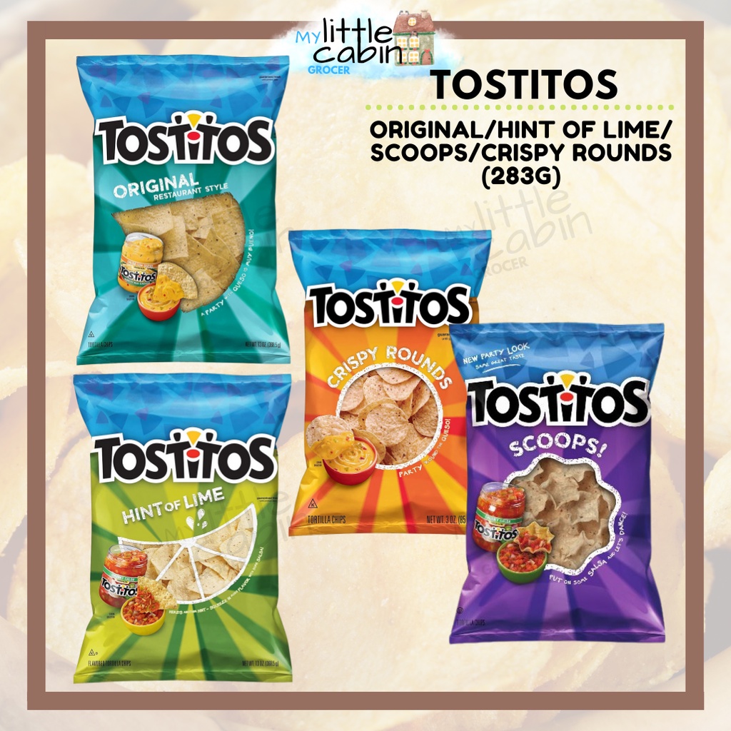 [US]Tostitos Tortilla Chips Original/Hint of Lime/Scoops/Crispy Rounds