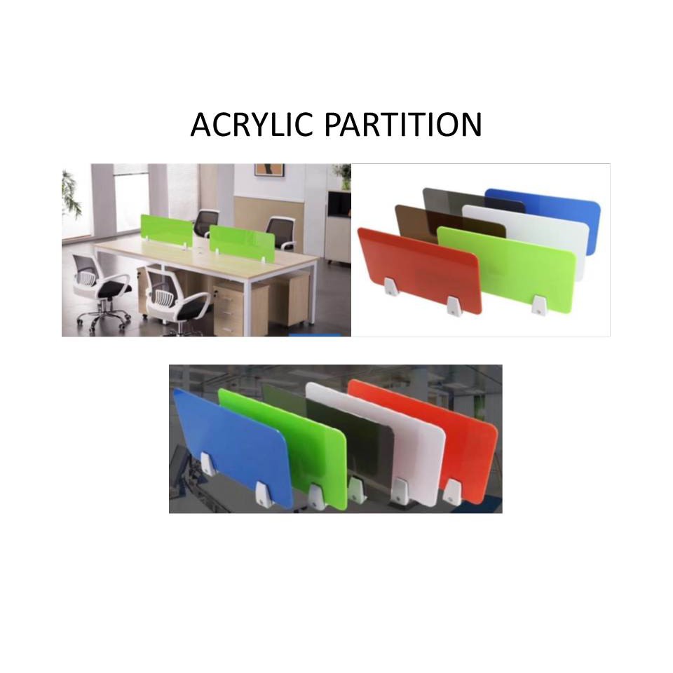 ACRYLIC PARTITION for Office Tables | Shopee Philippines