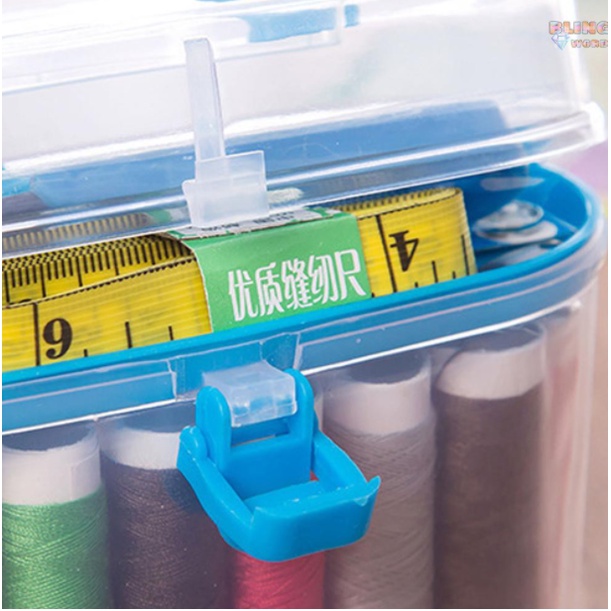 Sewing Storage Kit Box Needle Threads Scissor Accessory Storage Box Sundries Storage Box