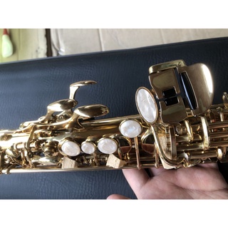Yamaha 82Z Soprano Saxophone B flat Gold Plated with HIGH F# key Woodwind Music Instruments #8