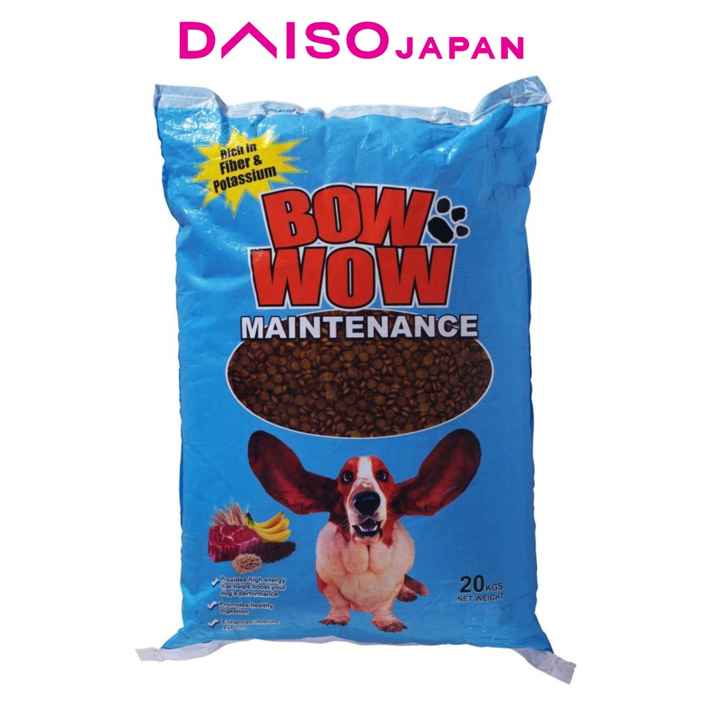 Bow Wow Dog Food Maintenance for Adults 20 Kg Shopee Philippines