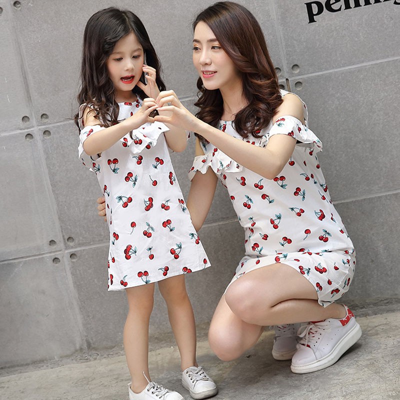 mother and baby dresses
