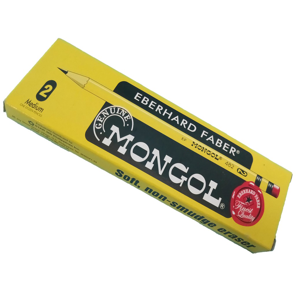 ORIGINAL MONGOL PENCIL NO. 2 ( 1 BOX OF 12 PIECES ) | Shopee Philippines