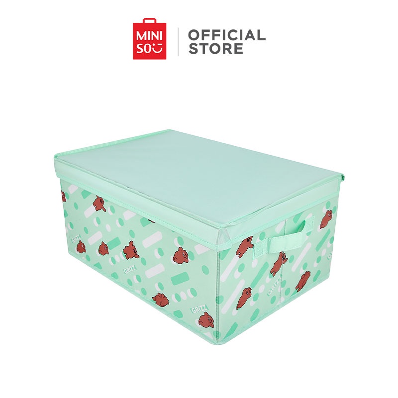 MINISO WBB Organizer Box with Lid Large Grizzly | Shopee Philippines