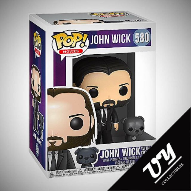 john wick funko pop with dog