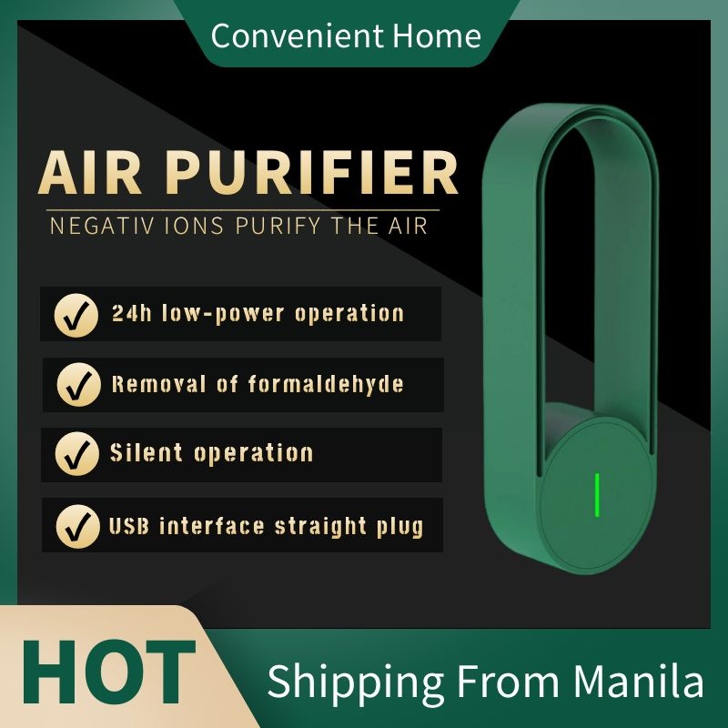 Air Ion Purifier Mini Air Ionizer Remove Smoke and Smell Portable