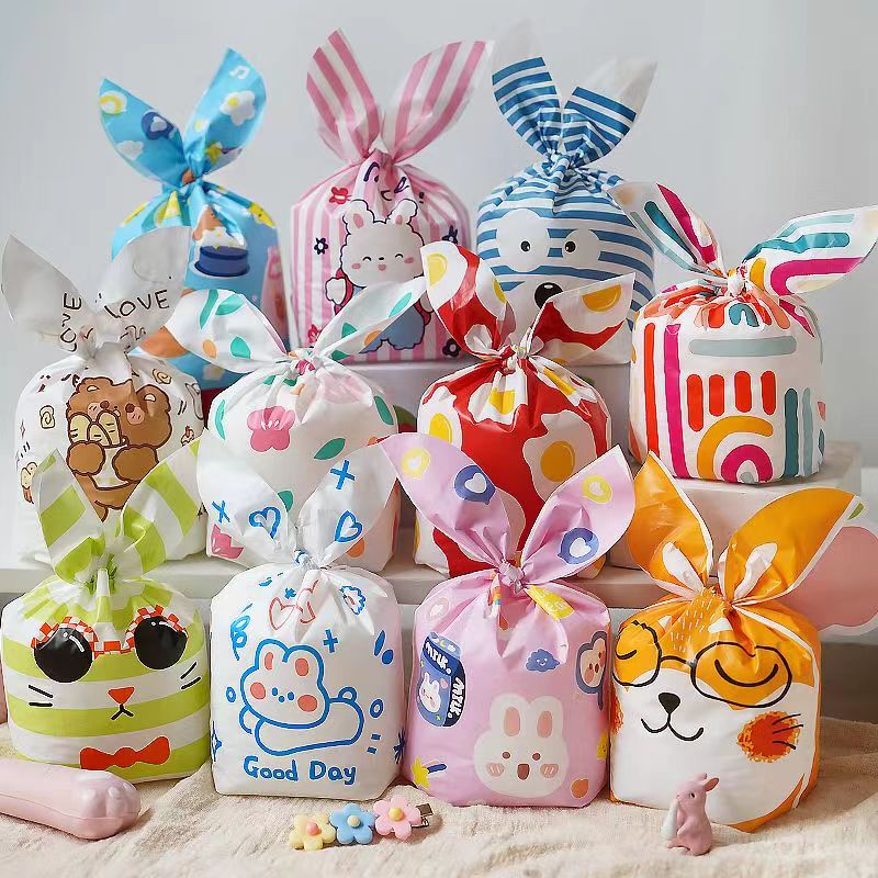 10pcs Kids Loot Bags Birthday Party Goodies Bags - Bunny Ear Goodie ...