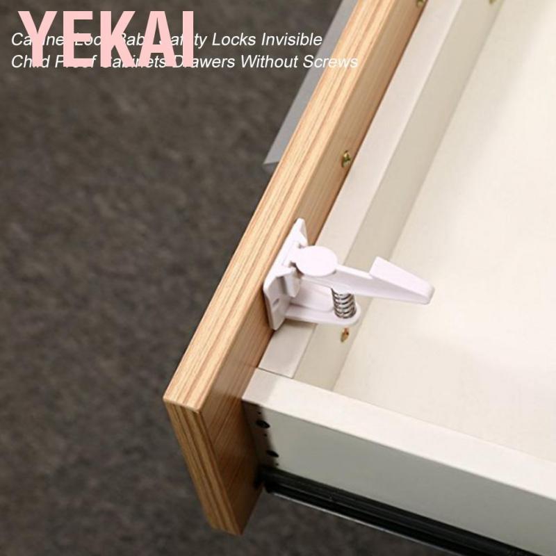 Yekai 10 Pcs/Set Cabinet Lock Baby 