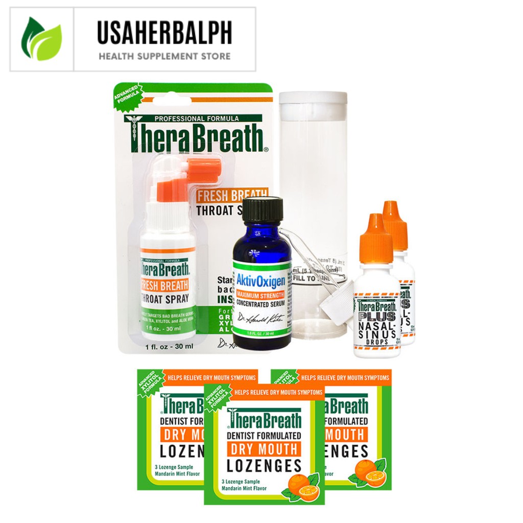 TheraBreath, Sinus Drops, Aktivoxigen, Tonsil Stones Treatment Kit, 5