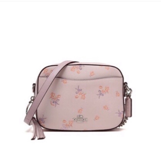 coach camera bag floral